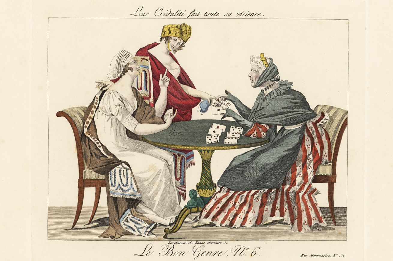Two merveilleuses with a fortune teller