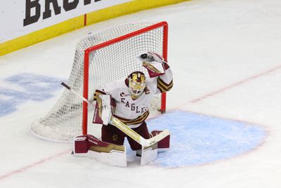 NCAA HOCKEY: MAR 31 DI Men’s Ice Hockey Championship Providence Regional - Quinnipiac vs Boston College