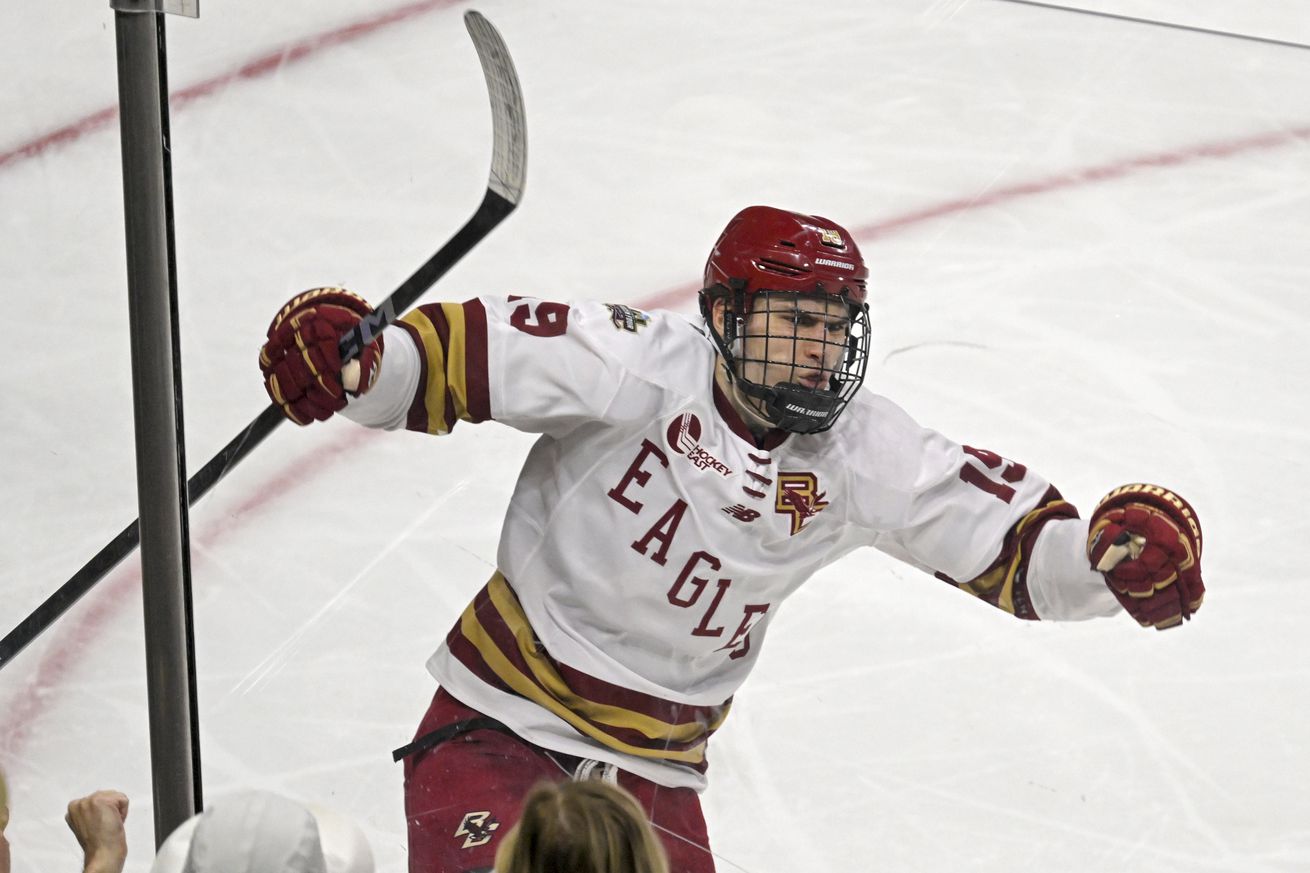 NCAA HOCKEY: APR 11 DI Men’s Frozen Four - Boston College vs Michigan