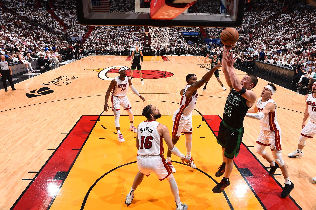 NBA PLAYOFFS - Boston Celtics v Miami Heat