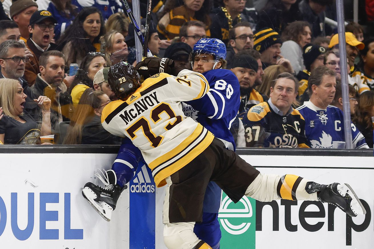 NHL: Toronto Maple Leafs at Boston Bruins