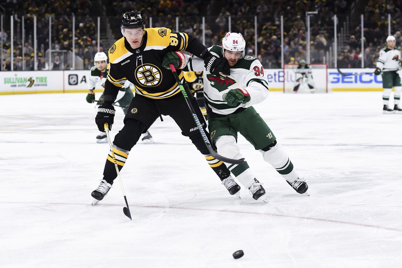 NHL: Minnesota Wild at Boston Bruins