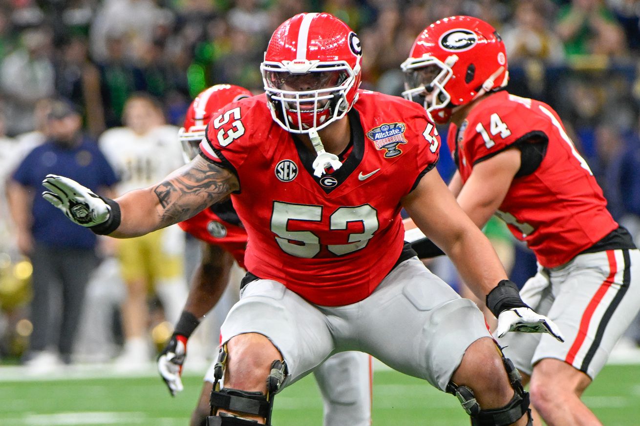 COLLEGE FOOTBALL: JAN 02 Allstate Sugar Bowl CFP Quarterfinal - Notre Dame vs Georgia