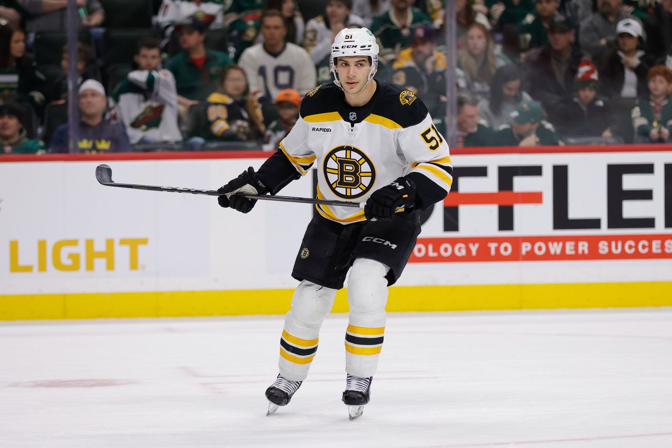 NHL: MAR 02 Bruins at Wild