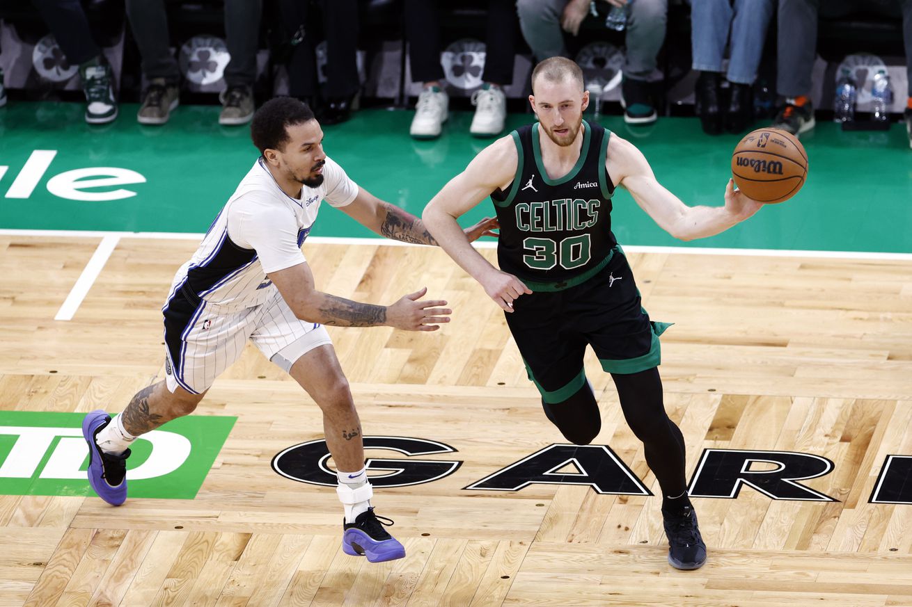 Magic’s physical play poses no issue for Celtics in Game 5 as they advance to second round