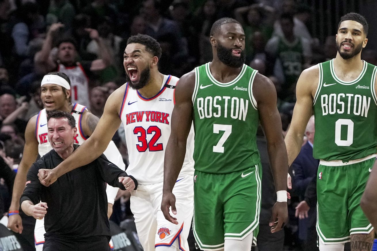 Yes, it happened again: Celtics head to New York down 2-0 to Knicks after giving up another 20-point lead