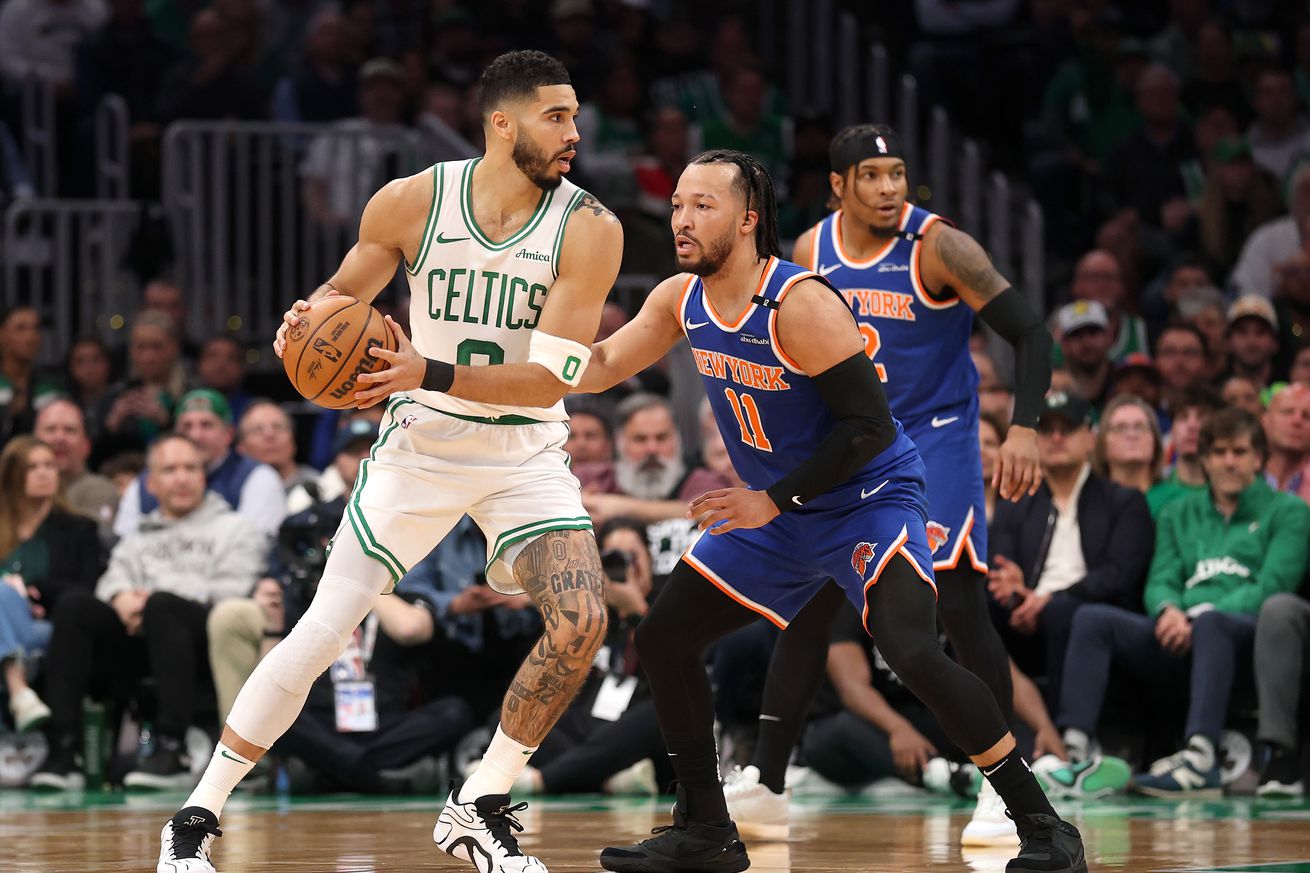 New York Knicks v Boston Celtics - Game One