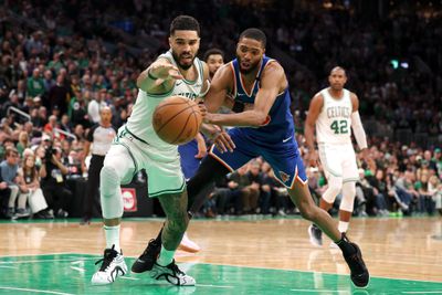 New York Knicks v Boston Celtics - Game One