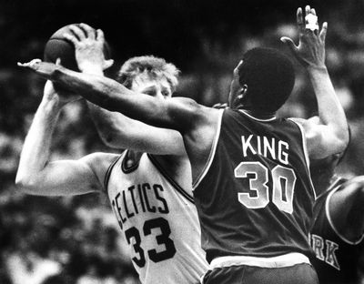 1984 NBA Playoffs: New York Knicks Vs Boston Celtics At Boston Garden