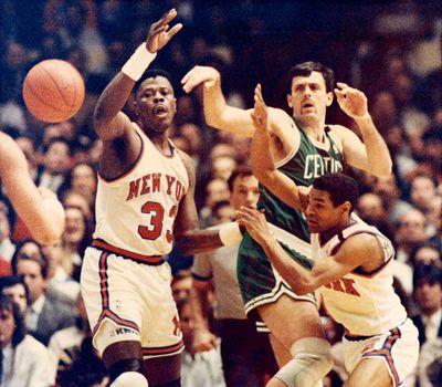 1990 NBA Playoffs: Boston Celtics Vs New York Knicks At Madison Square Garden
