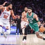 The Celtics and Knicks will play each other in the second round.