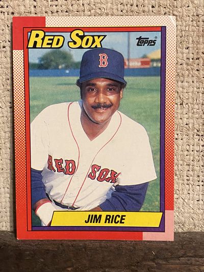 A Jim Rice baseball card