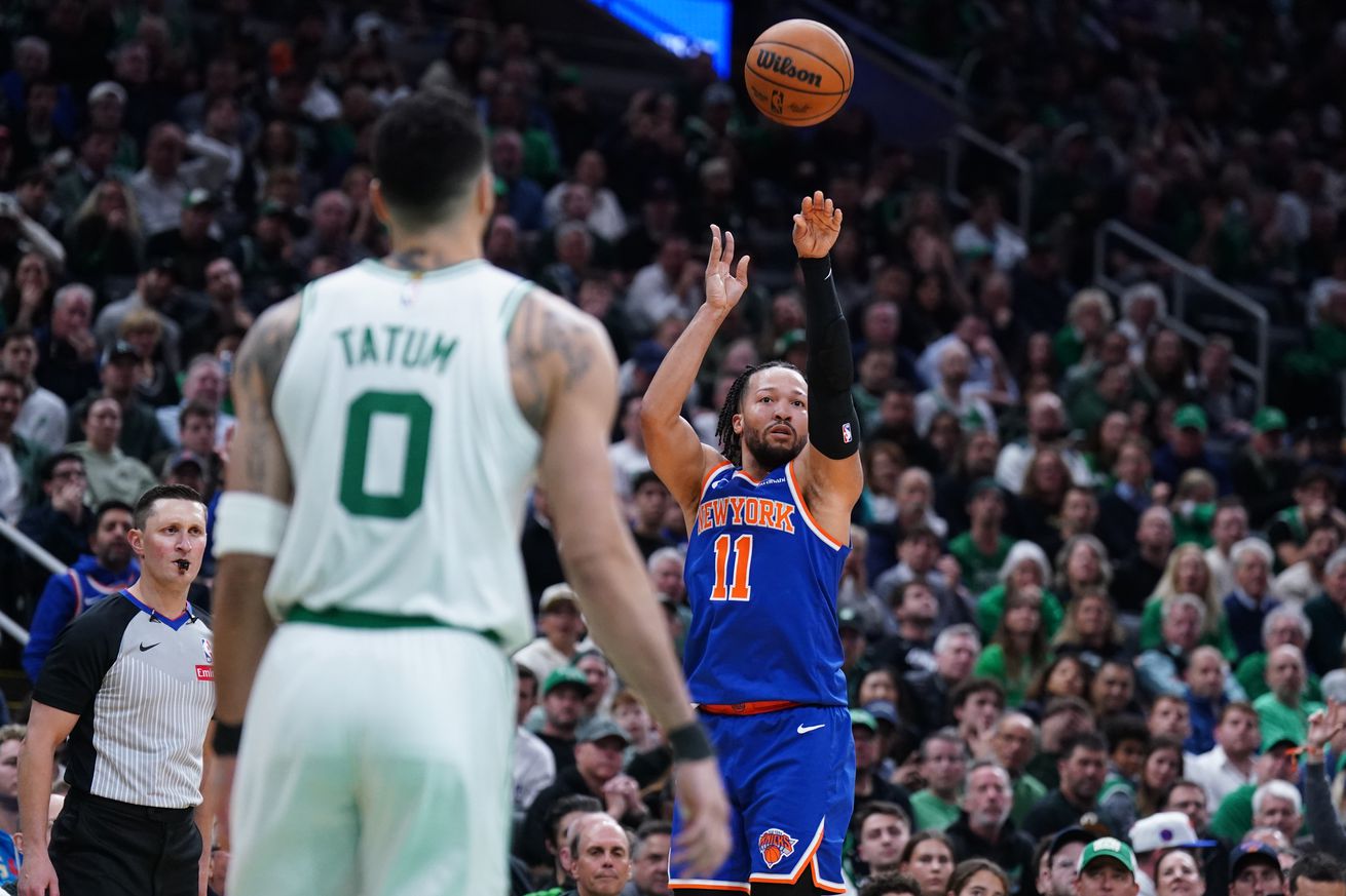 NBA: Playoffs-New York Knicks at Boston Celtics