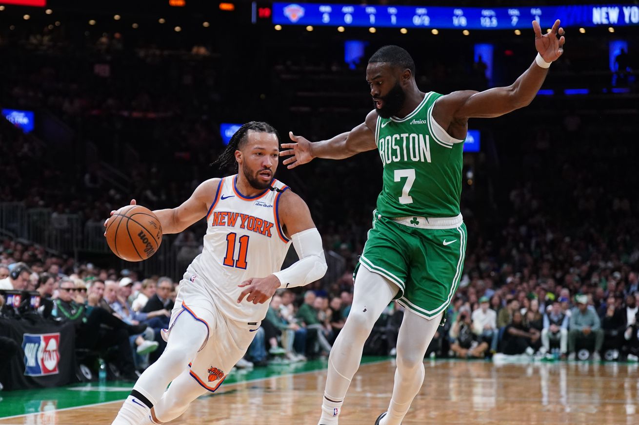 NBA: Playoffs-New York Knicks at Boston Celtics
