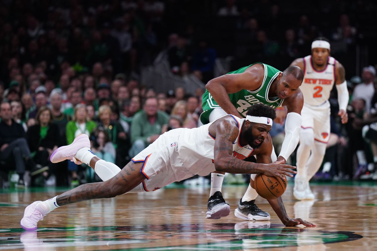 NBA: Playoffs-New York Knicks at Boston Celtics