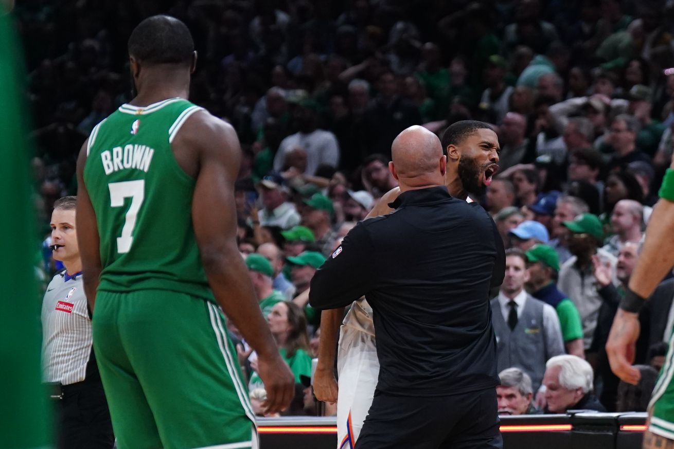 NBA: Playoffs-New York Knicks at Boston Celtics