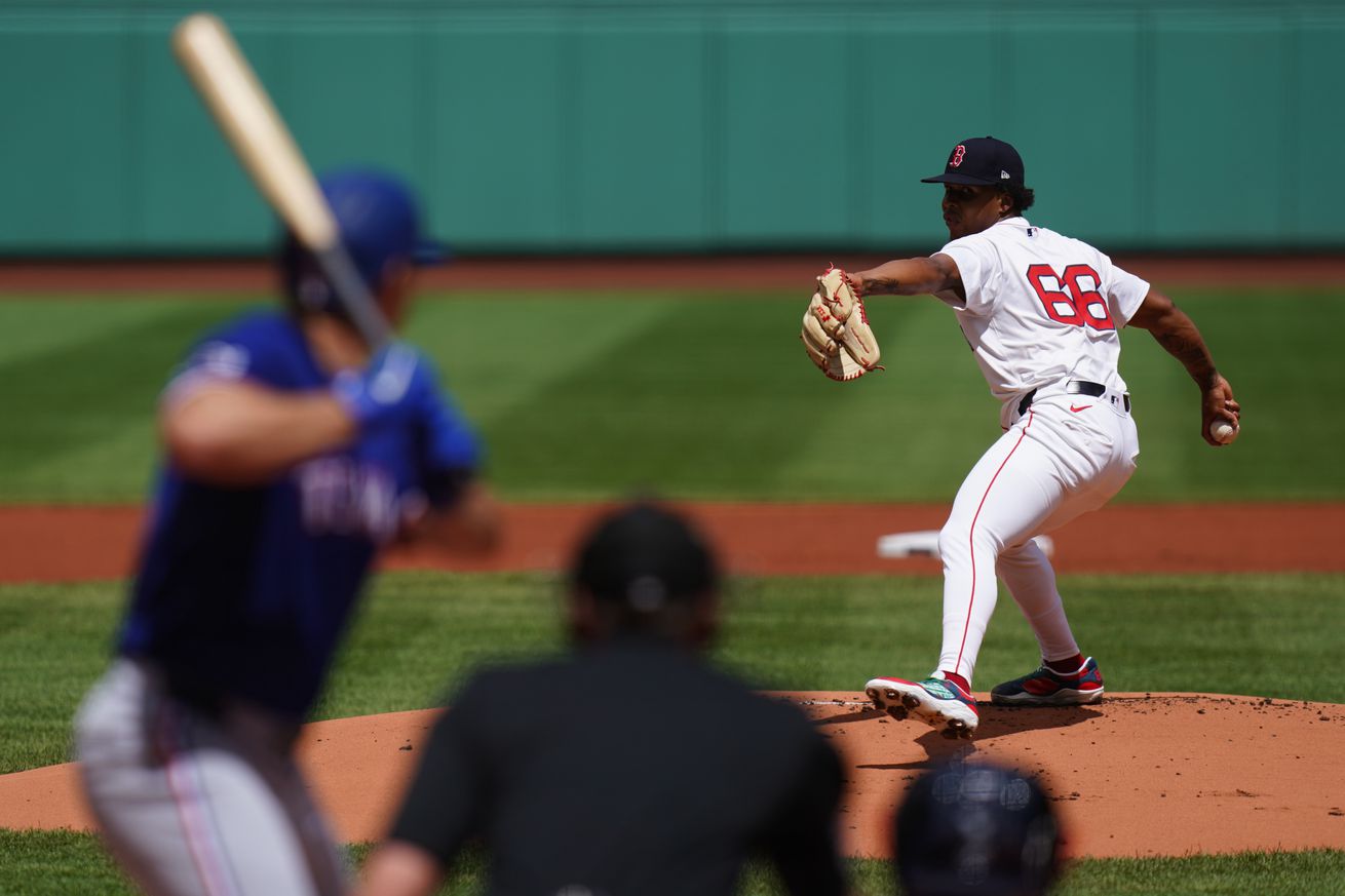 MLB: Texas Rangers at Boston Red Sox