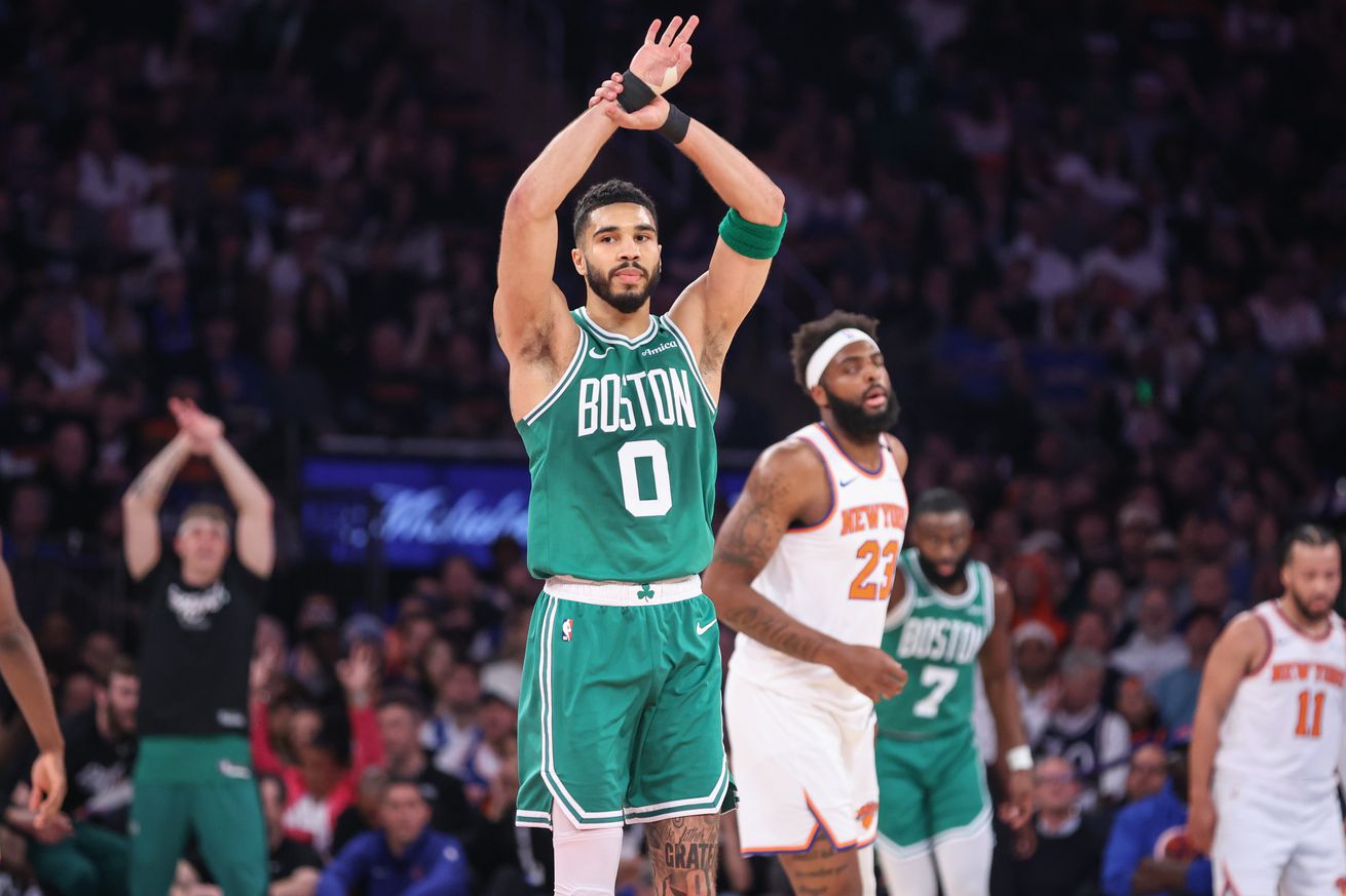 NBA: Playoffs-Boston Celtics at New York Knicks
