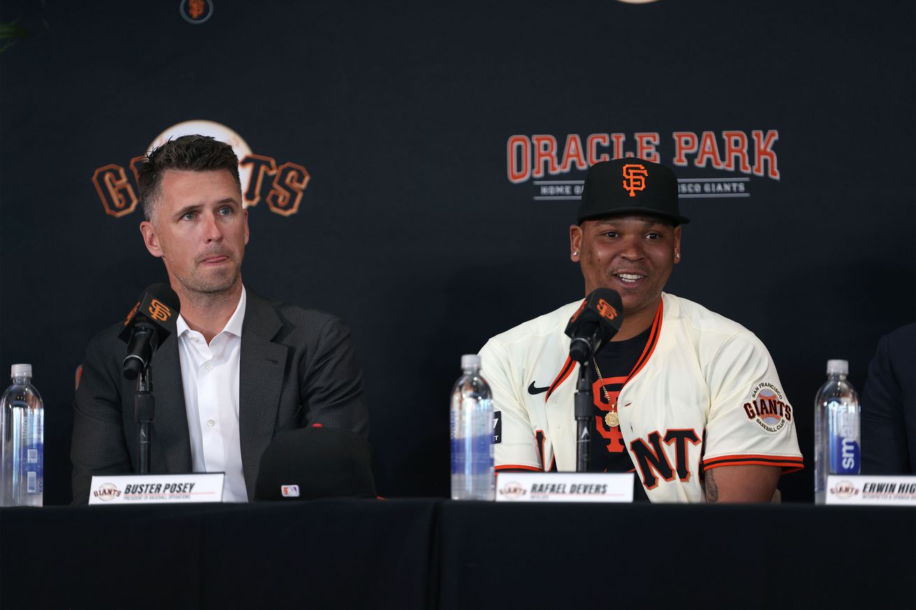 San Francisco Giants Introduce Rafael Devers