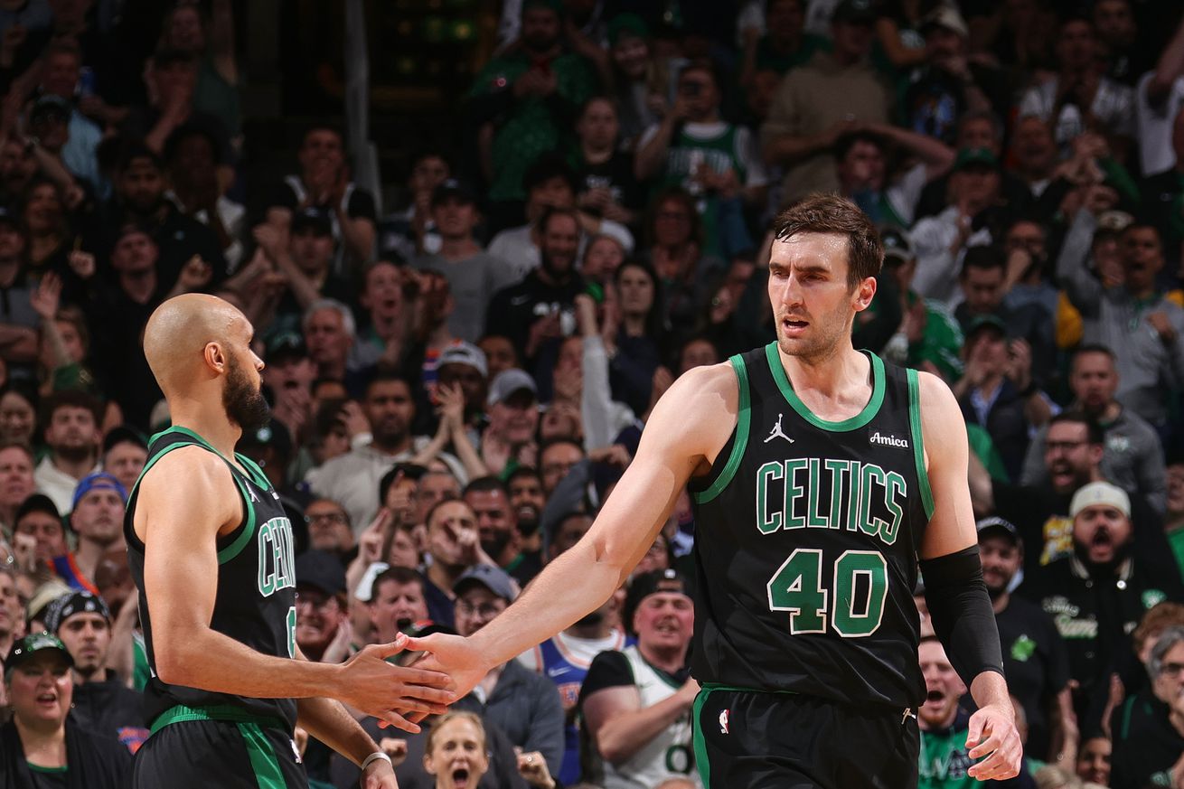 2025 NBA Playoffs - New York Knicks v Boston Celtics - Game Five