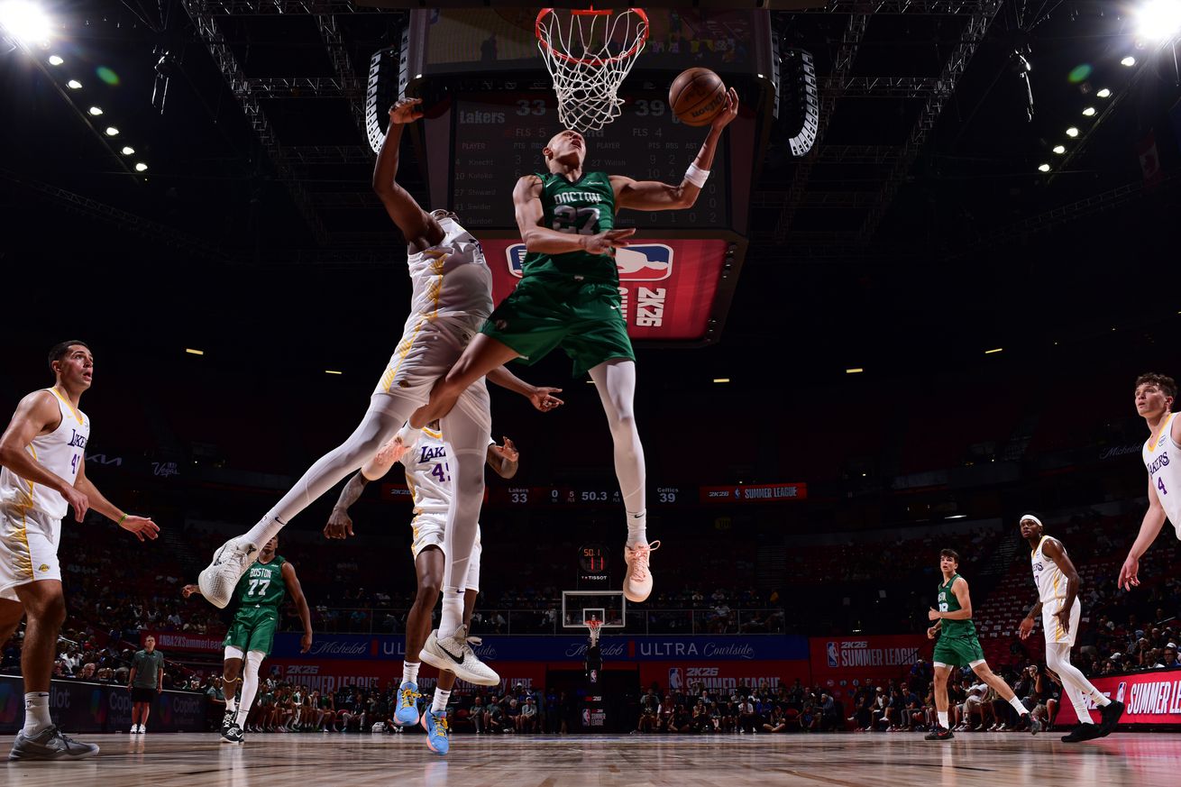 2025 NBA Summer League - Boston Celtics v Los Angeles Lakers