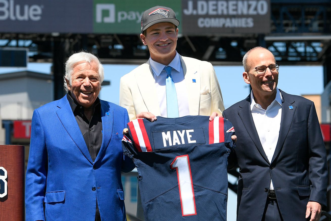 NFL: New England Patriots-Drake Maye Press Conference