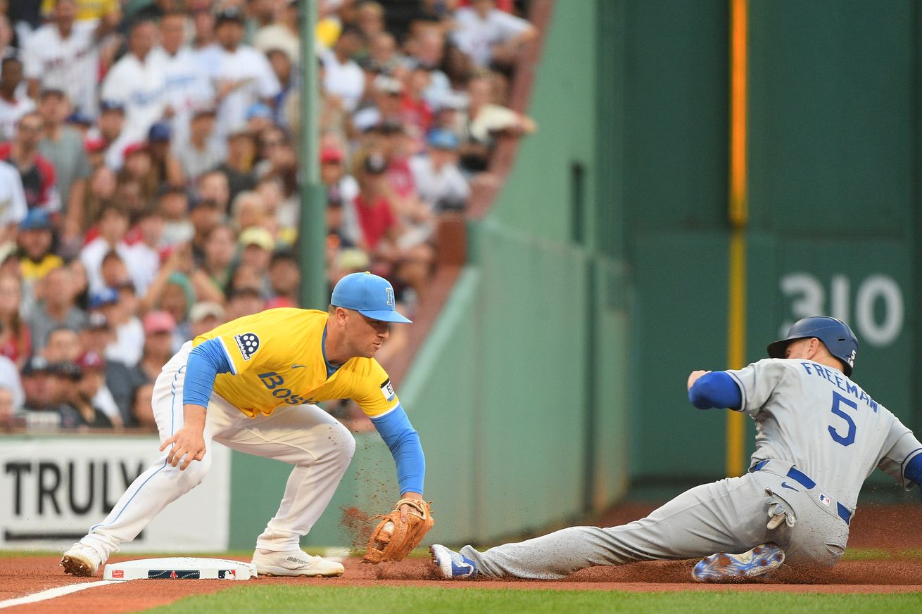 MLB: Los Angeles Dodgers at Boston Red Sox