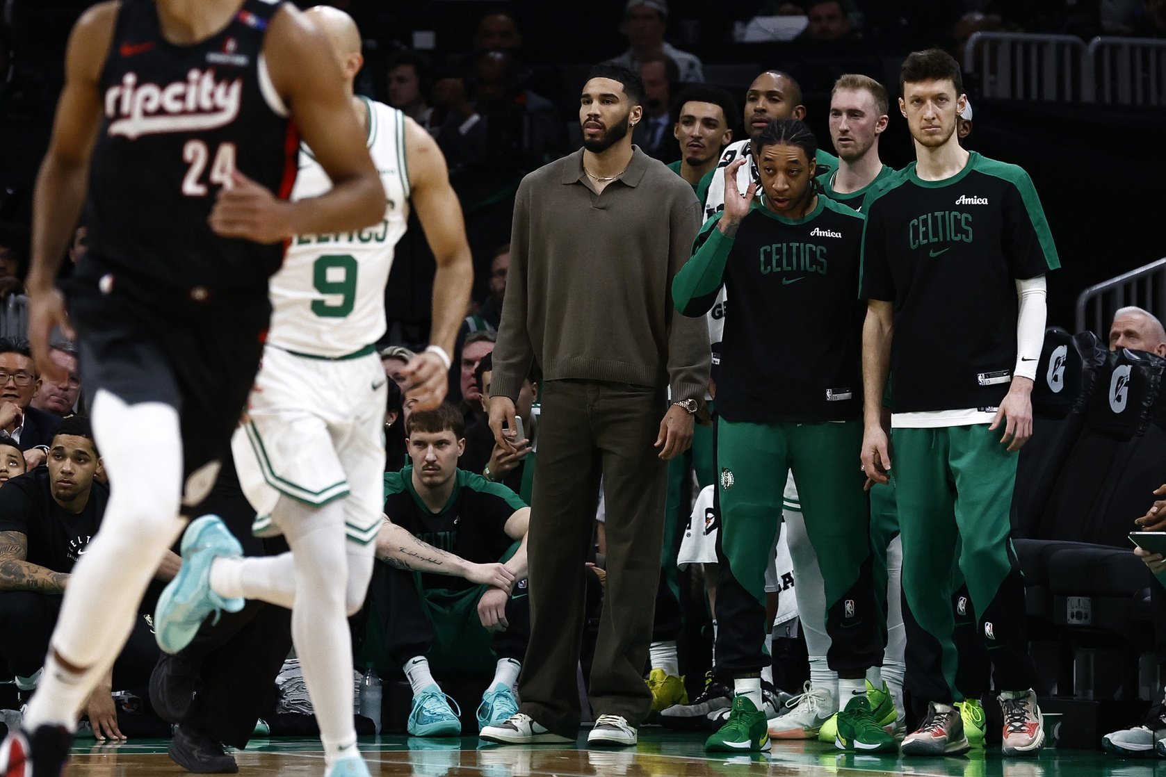 The Celtics starting five has changed dramatically after trading away Niang and adding Boucher